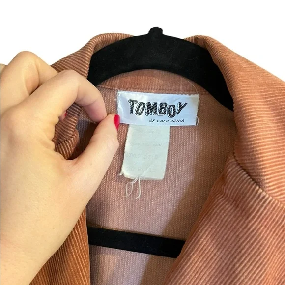 Vintage Tomboy of California Corduroy Jacket Blazer Size XS - Picture 6 of 8